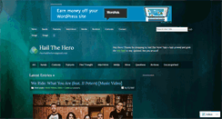 Desktop Screenshot of hailthehero.com
