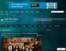 Tablet Screenshot of hailthehero.com
